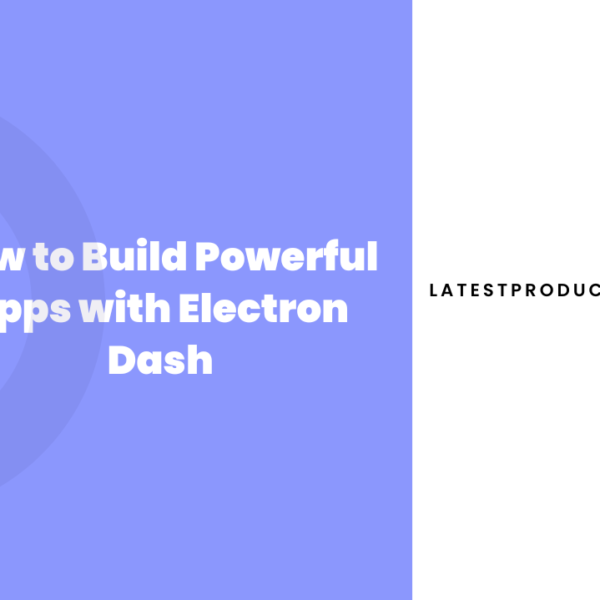 electron-dash